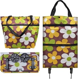 Resim Katlanabilir Pazar Arabası 