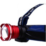 Resim 800 Lümen T6 Şarjlı Kafa Feneri Wt-265 Siyah 