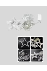 Resim shopwave İç Mekan Uyumlu Yıldız Peri Led Perde 3x3 Metre 