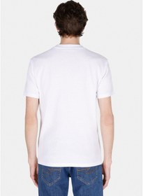 Resim Colin's Colins Regular Fit Yuvarlak Yaka Jakarlı Erkek Beyaz Kısa Kol Tişört Cl1072067 Cl1072067 Q1.v1 Wht Beyaz 