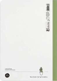 Resim Hisli Şeyler Beni Seven Dikenime Katlansın Çizgili Defter 14 X 20 Cm 64 Yaprak No Color 
