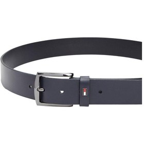 Resim Tommy Hilfiger Erkek Lacivert Deri Kemer-6077 Lacivert 
