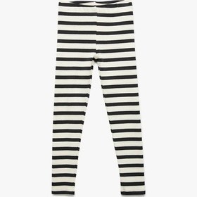Resim Koton Çizgili Kaşkorse Dar Kalıp Pamuklu Siyah Kız Çocuk Tayt 6wkg40088ak SiYAH 