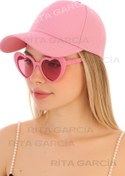 Resim Ritagarcia Unisex Ayarlanabilir Pembe Spor Basic Şapka 