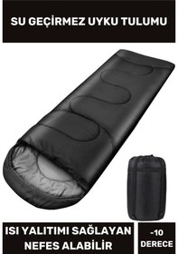 Resim Uyku Tulumu Çift Kaplama Polar Kumaş Kış Çadır Karavan Su Geçirmez Nefes Alabilir -10 Derece Çok Renkli 