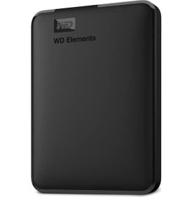 Resim WD Elements Portable 2 TB USB 2.5" 3.0 Black Taşınabilir Hard Disk WDBU6Y0020BBK 