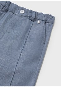 Resim Mayoral 1576 Erkek Bebek Keten Pantalon Mavi 