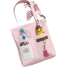 Resim Szypzstore Kanvas Sonbahar Ve Kış Çift Amaçlı Kalem Kutusu Crossbody Kanvas Çanta Pq0kpf Pembe 