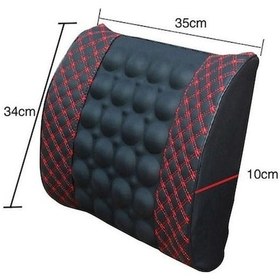 Resim Novahub Çok Fonksiyonlu Araba Masaj Koltuğu Yastık Minderi Gevşeme Bel Alt Sırt Desteği Pedi 