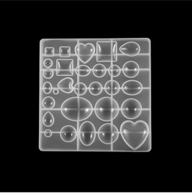 Resim Getshop Epoksi Silikon Kare Çoklu Kolye Kalıbı 