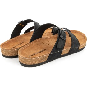 Resim Hush Puppies Apavu (624401) Anatomik Taban Deri Parmak Arası Ayarlanabilir Tokalı Erkek Terlik 