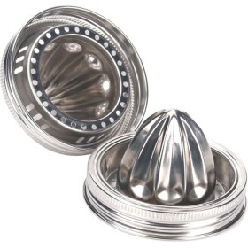 Resim Empoorlium 2 Adet Kavanoz Paslanmaz Çelik Sıkacağı Kapaklı Narenciye Sıkacağı Cam Turşu Kavanozu Limon Sıkacağı Manuel Narenciye Sıkacağı Geniş Ağız Kapağı (Yurt Dışından) 