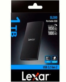 Resim Lexar 1TB SL300 USB 3.2 Gen 2 Portable SSD 