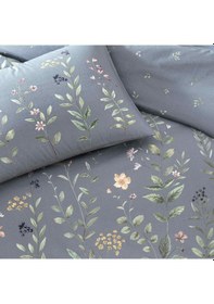 Resim Taç Serelis Ranforce Tek Kişilik Nevresim Takımı Mavi Çok Renkli 