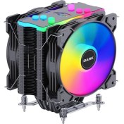 Resim Dark Freezer X129 Intel & AMD Uyumlu, 2x ARGB LED Fanlı Kule Tipi İşlemci Soğutucu ( DKCCX129 ) 