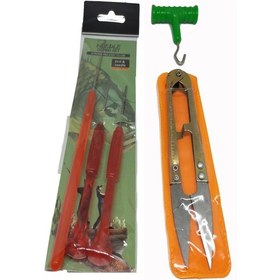 Resim Boili Tığ Delici Matkap Düğüm Çektirme Makas Takımı (5 Li Set) 