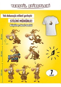 Resim Ütü İle Yapışan Kıyafet Etiketi Büyüteç Nuri Serisi 7li Set Karışık 