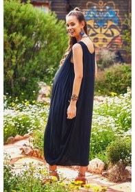 Resim Los Banditos Hamile Elbise-Std-Siyah 