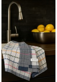 Resim %100 Pamuk Kurulama Bezi 2'li Set 45 65 Cm Emici, Yıkanabilir, Renkli Desenli Çok Renkli 