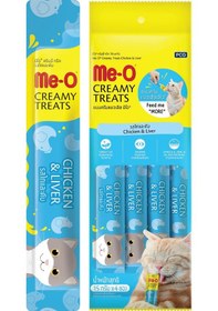 Resim Me-o Creamy Kedi Ödül Maması Tavuk Ve Ciğer 15 Gr 