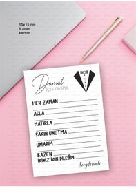 Resim Damat Tavsiye Bekarlığa Veda Bride Oyun Kartları 8 Adet 
