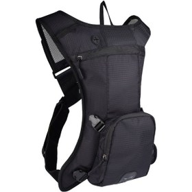 Resim Vkemall Siyah Motor Bisikleti Sırt Çantası - 2l Su Torbası Uyumlu, Su Geçirmez Nylon, Ergonomik Tasarım, Işık Reflektörlü Outdoor Spor Çantası Siyah 