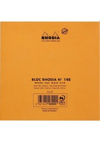 Resim Rhodia Kareli Bloknot Turuncu Rt1482001 