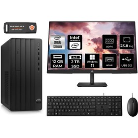 Resim HP PRO TOWER 290 G9 AE8T2W9ESS059 i5 13500 12GB RAM 2TB SSD 23.8" W11H MASAÜSTÜ PC 