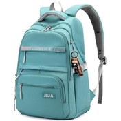 Resim Reedark Retro Çiçek Desenli Hafif Okul Çantası, Yan Cepli Ve Omuz Basıncını Azaltan Sırt Çantası Çok Renkli 