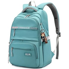 Resim Reedark Retro Çiçek Desenli Hafif Okul Çantası, Yan Cepli Ve Omuz Basıncını Azaltan Sırt Çantası Çok Renkli 