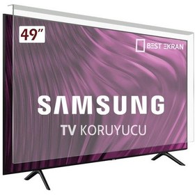 Resim Bestekran Samsung Uyumlu 49NU8000 TV Ekran Koruyucu Samsung Uyumlu 49" İnç 123 Cm TV Ekran Koruyucu 