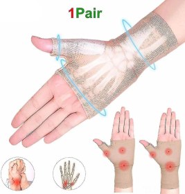 Resim Padalink Ortopedik Yarım Parmak Eldiven - Artrit Ve Tendonit Ağrısı Alıcı, Dizginli Parmak Desteği İle Günlük Aktivite Ve Sporlarda Kullanıma Uygun 