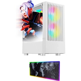 Resim Ramtech Lyra X110 İ7-4770 Ram 16GB SSD 480GB RX580 8gb Oyuncu Masaüstü Bilgisayarı 