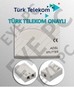 Resim Adsl Spliter Türk Telekom Onaylı Kopmaları Engeller A+ 