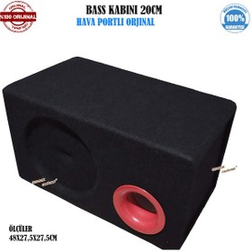 Resim 20 CM Bass Subwoofer Boş Kabini Hava Portlu 