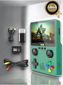 Resim UCUZTEKNO 1000 Oyunlu 3.5 İnç Ekranlı Çok Fonksiyonlu Retro Oyun Konsolu 