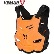 Resim Tcherchı Off-road Yarışı Ve Motokros İçin Koruyucu Motosiklet Zırh Yeleği Turuncu 