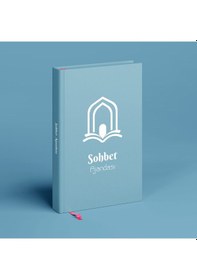 Resim Özel Seri Sohbet Ajandası Mavi Kapak Çok Renkli 