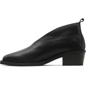 Resim Bueno Shoes Siyah Deri Kadın Topuklu Bot 01WD4004 01WD4004 