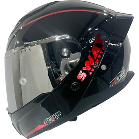 Resim SWAY SW 850 Black Red Full Face 