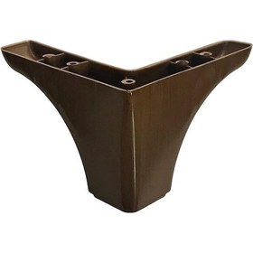 Resim Eymenyapimarket Ilgaz Bellona Mobilya Ayak Koltuk Çekyat Ayağı 10 Cm Kahverengi 