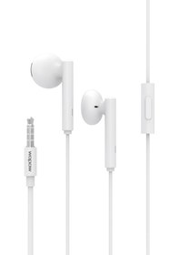 Resim Lemestar Wopow We04 3.5 Mm Hıfı Evrensel Kablolu Kulaklık Huaweı Tasarım Beyaz 