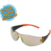 Resim BAYMAN Bayma S-500 Dinamik Aynalı Gökkuşağı Koruyucu Gözlük 