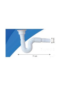 Resim Rekorlu Koruklu Lavabo Sifonu 