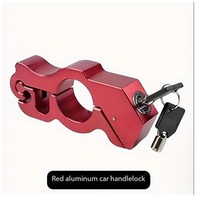 Resim Dream011 Ağır Hizmet Kilitli Çelik Model Kırmızı Gidon Kilidi Motosiklet Bisiklet Koruması 