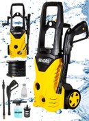 Resim Dragro Alman LT701G-2500B 180 Bar 2500 W Yüksek Basınçlı Yıkama Makinesi Sarı 