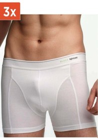 Resim Blackspade 3'Lü Paket Erkek Boxer-Beyaz 