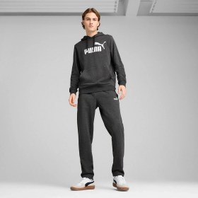 Resim Puma Ess No. 1 Logo Erkek Gri Günlük Stil Eşofman Altı 68261207 Siyah 