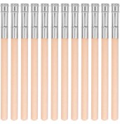 Resim Stellar 12 Parça Ahşap Kalem Uzatıcılar Sanat Kalem Uzatıcı Mum Uzatma Okul Ofis Malzemeleri Için Alüminyum Saplı (Yurt Dışından) 