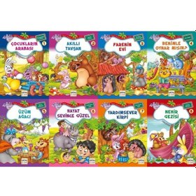 Resim Neşeli Orman Hikayeler Dizisi-8 Kitap Takım Küçük Boy - Bestami Yazgan - Nar Çocuk 